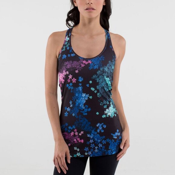 Lululemon Women's Cool Racerback Tank - Floral - Picture 1 of 5